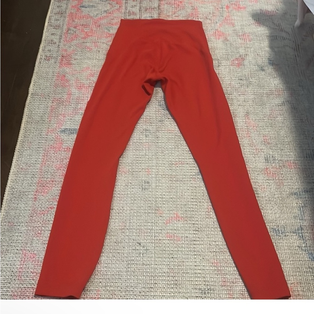 Lululemon dark red leggings
